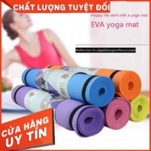 [ Bán Lẻ Giá Sỉ ] Thảm Tập Yoga, Tập Gym, Tập Thể Dục Tại Nhà TPE Đài Loan Cao Cấp, Chống Trơn Trượt, Êm Ái Khi Sử Dụng