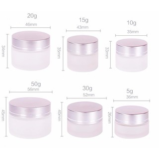 Hủ đựng kem thuỷ tinh 100g