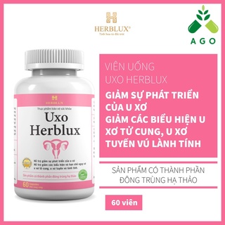 Viên uống giảm u xơ Uxo Herblux đập tan u xơ tử cung, u nang, u xơ tuyến vú lành tính