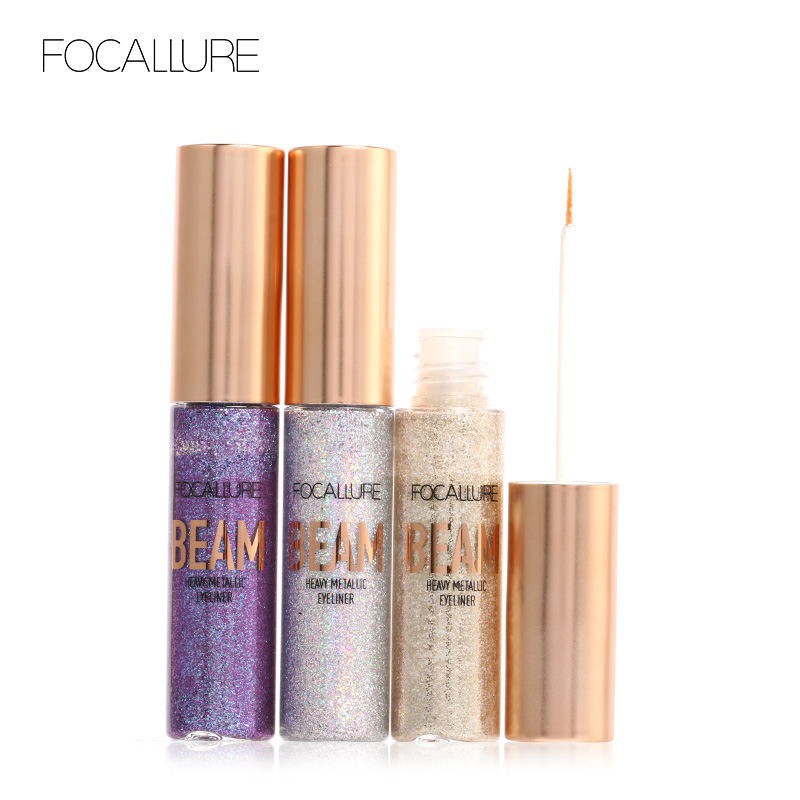 Kẻ Mắt Dạng Lỏng Focallure Ánh Nhũ Lấp Lánh 5 Màu Sắc Tùy Chọn