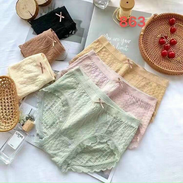 Quần lót nữ chất cotton co giãn 4 chiều, thông hơi thoáng mát và mền mại , size từ 43- 70kg