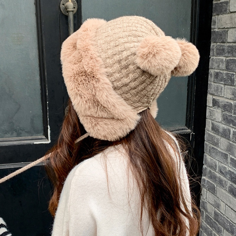 Mũ beanie Trùm Đầu Ấm Áp Thời Trang Thu Đông