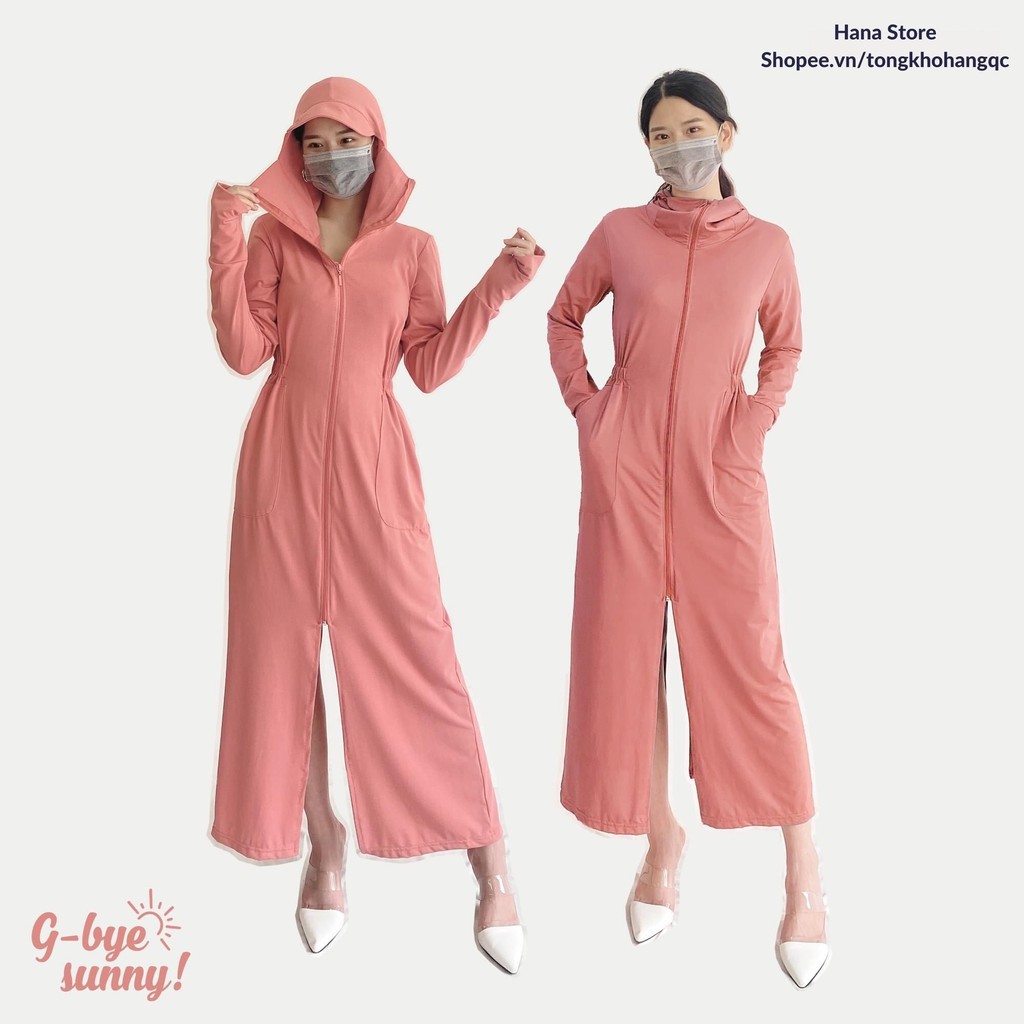 Áo Chống Nắng Dáng Dài Nữ - NEm.Clothing Nữ [FREESHIP] - Jacket form rộng tránh gió bụi, màu sắc trẻ trung Ulzzang Đẹp