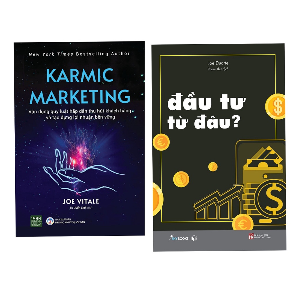 Sách Combo2c: Karmic Marketing -1980 + Đầu Tư Từ Đâu? - az