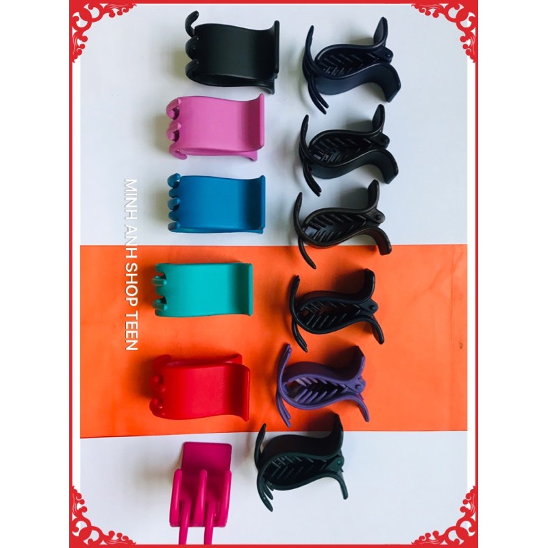 KẸP TÓC CÀNG CUA NHỰA NHÁM 5 CÀNG