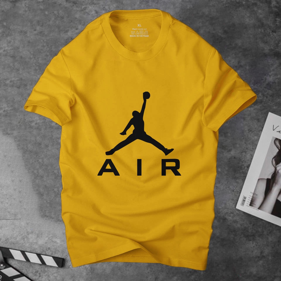 Áo phông nam Jordan J5 cá tinh , chất vải cotton 65/35 co giãn 4 chiều thoáng mát , thoải mái  vận động | ur sport