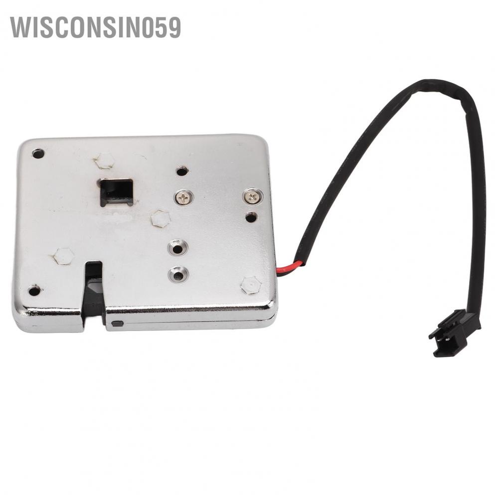 Wisconsin059 Metal Electronic Cabinet Lock DC12V Electric Control Latch for Drawer Locker Mailboxes