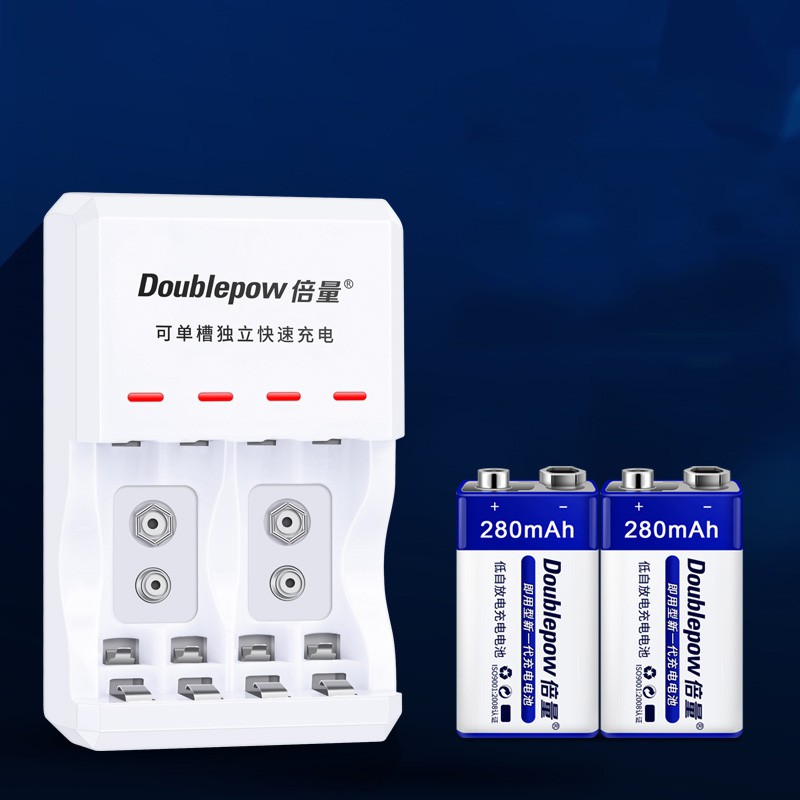 Bộ sạc pin đa năng 9V / 2A / 3A 1.2V - Bộ Sạc Pin AA AAA Doublepow DP-D03