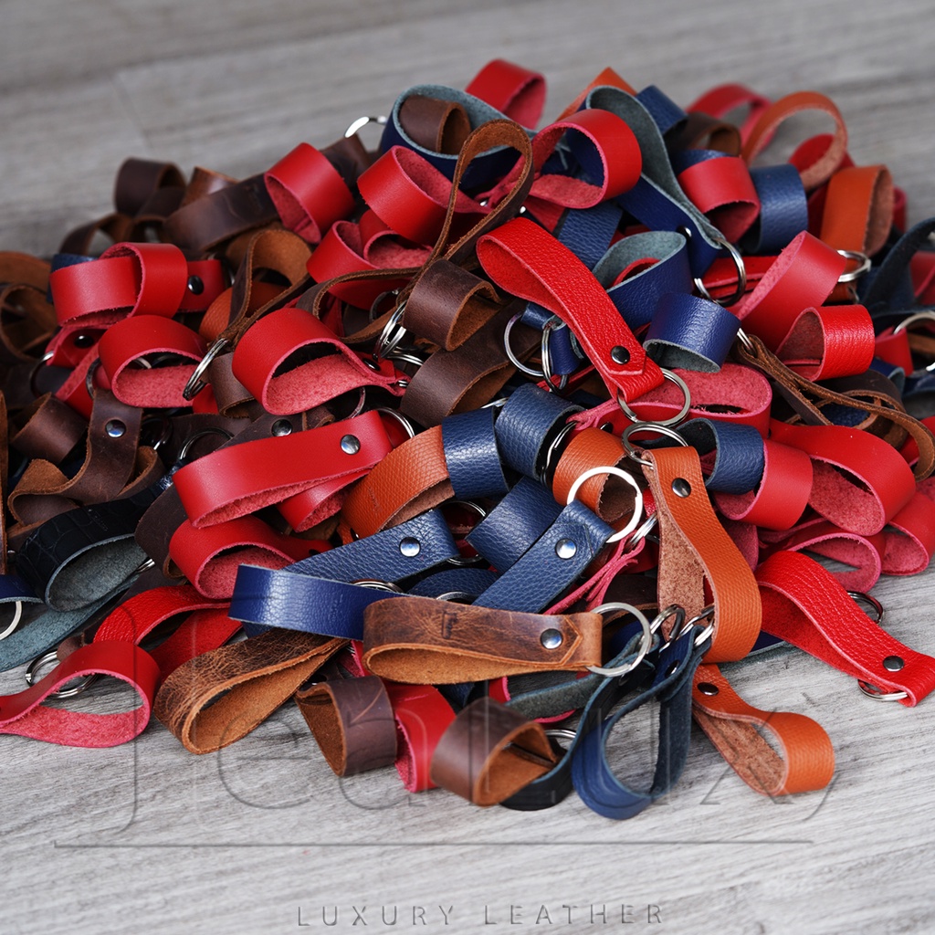 Móc Khóa Da Thật Lealux Keychain 1