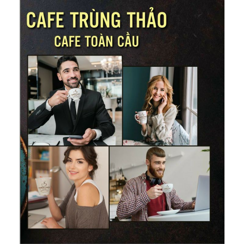 CÀ PHÊ TRÙNG THẢO - CORDY CAFE  TIENS (hộp 12 gói) | BigBuy360 - bigbuy360.vn
