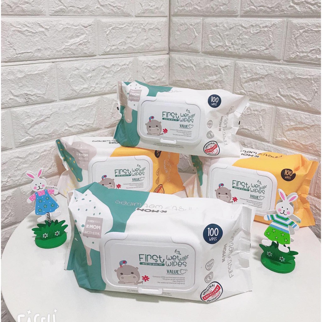 KHĂN ƯỚT KMOM CÓ NẮP 100C