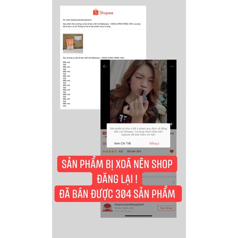 LIP BLAM SON DƯỠNG VÀ TTBC MÔI BABESEXY | BigBuy360 - bigbuy360.vn