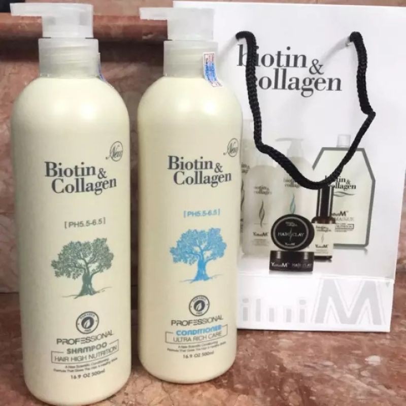 ❤𝙁𝙧𝙚𝙚𝙨𝙝𝙞𝙥❤BỘ GỘI XẢ BIOTIN TRẮNG PHỤC HỒI HƯ TỔN KÍCH MỌC TÓC