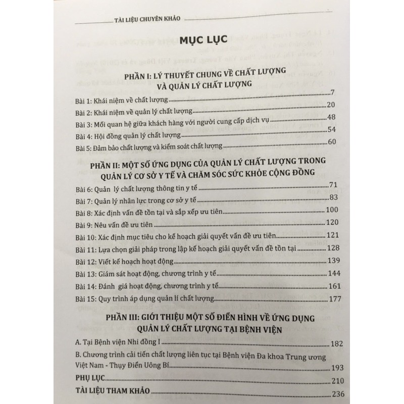 Sách - Quản lý chất lượng trong cơ sở y tế và chăm sóc sức khoẻ cộng đồng