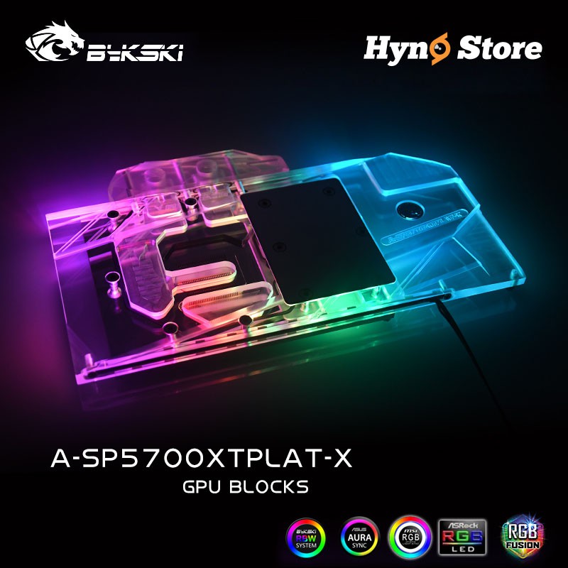 Block VGA, GPU Bykski chính hãng A SP5700XTPLAT X (Sapphire Radeon RX 5700 XT Nitro)