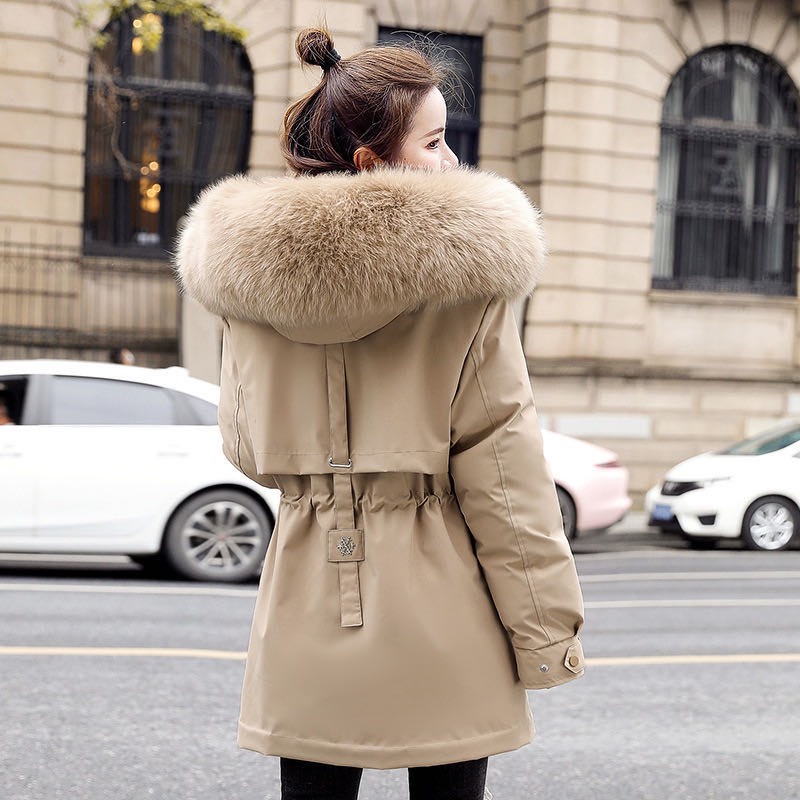 Áo Khoác Nữ, Áo Parka Lót Lông Dáng Ngắn Và Dáng Dài Chất Dày Dặn Cầm Nặng Tay