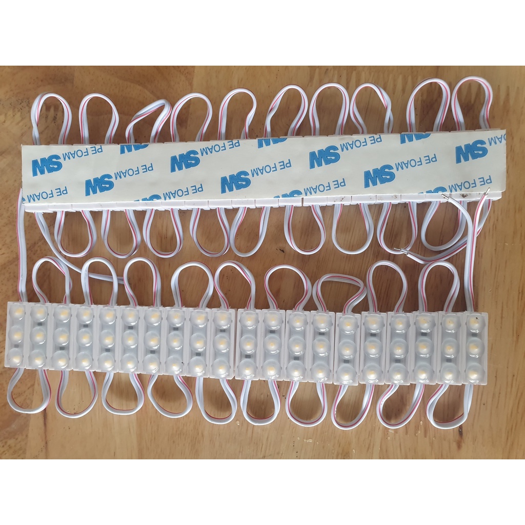100 Bóng Led Module 3 Bóng mini Cao Cấp 3010