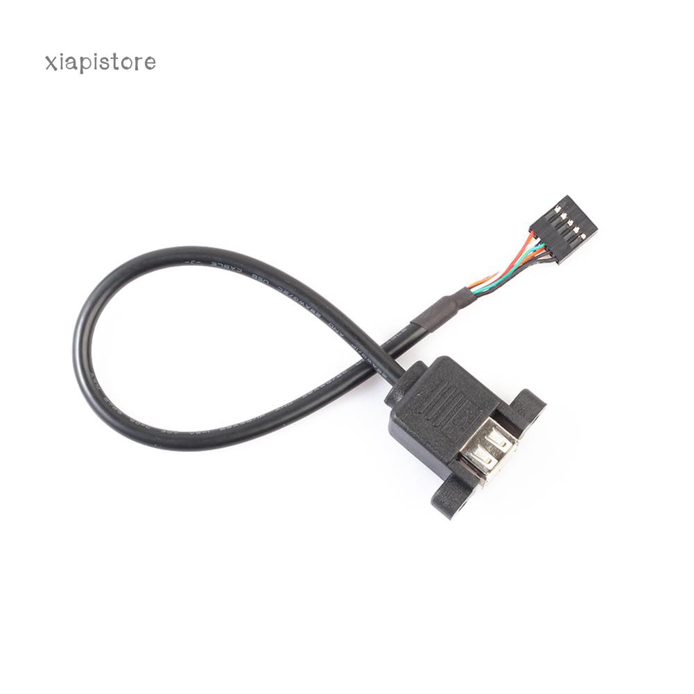 Dây cáp chuyển đổi 30cm đầu 9pin sang cổng USB 2.0
