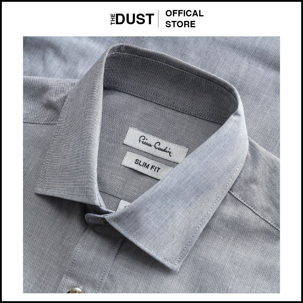 Áo sơ mi nam ngắn tay Piere Cadin NT - form slim fit chất vải cotton lụa cao cấp chống nhăn