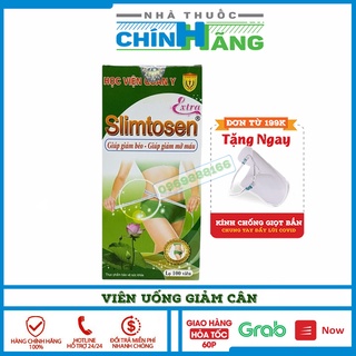 [SHIP CỰC RẺ] Viên uống giảm cân học viện quân y Slimtosen extra