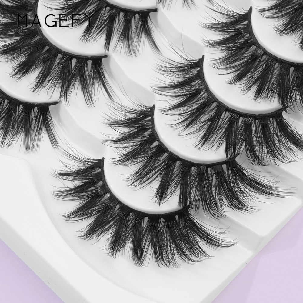 Set 7 cặp lông mi giả MAGEFY dài và dày tự nhiên