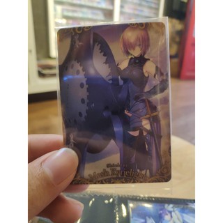 Thẻ bài sưu tầm bánh xốp Fate Grand Order FGO Mashu Mash Kyrielight SSR - Secret Rare - Tặng bọc bài nhựa bảo quản