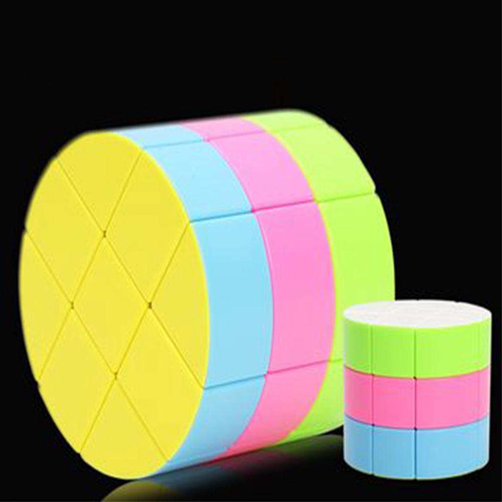 High Quality 3×3 Cylinder Magic Cube Speed Toy Colorful