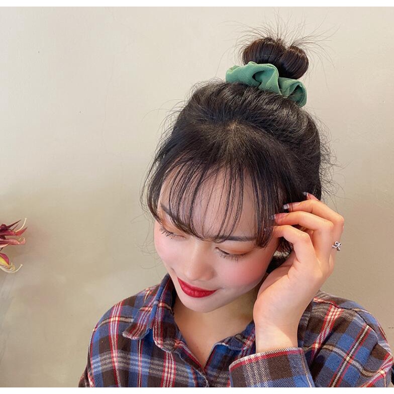 Dây Buộc Tóc Kẻ Sọc Phong Cách Hàn Quốc 32 Màu Lựa Chọn