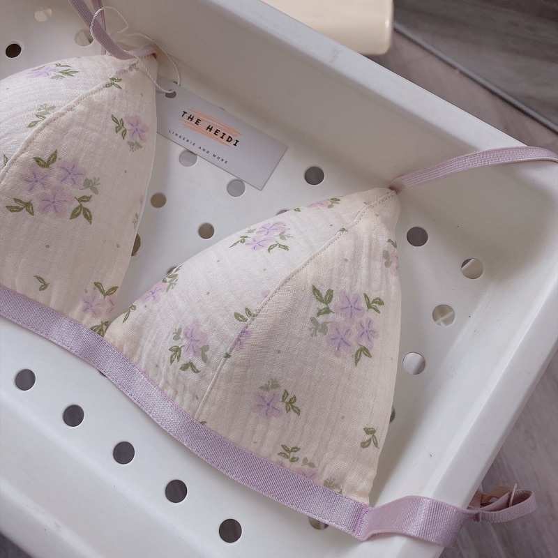 Set đồ lót cotton musline Hoạ Y - Design by The Heidi | BigBuy360 - bigbuy360.vn