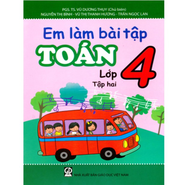 Sách - Em Làm Bài Tập Toán Lớp 4 - Tập 2