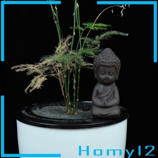 Buddha Statue Monk Tea Pet for Tea Room Exquisite Handmade Ornament