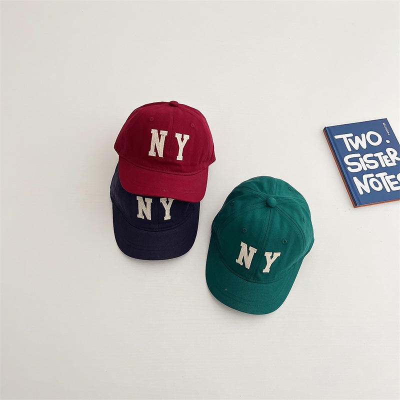 Mũ Lưỡi Trai Thêu Chữ NY Phong Cách Hàn Quốc Cho Bé