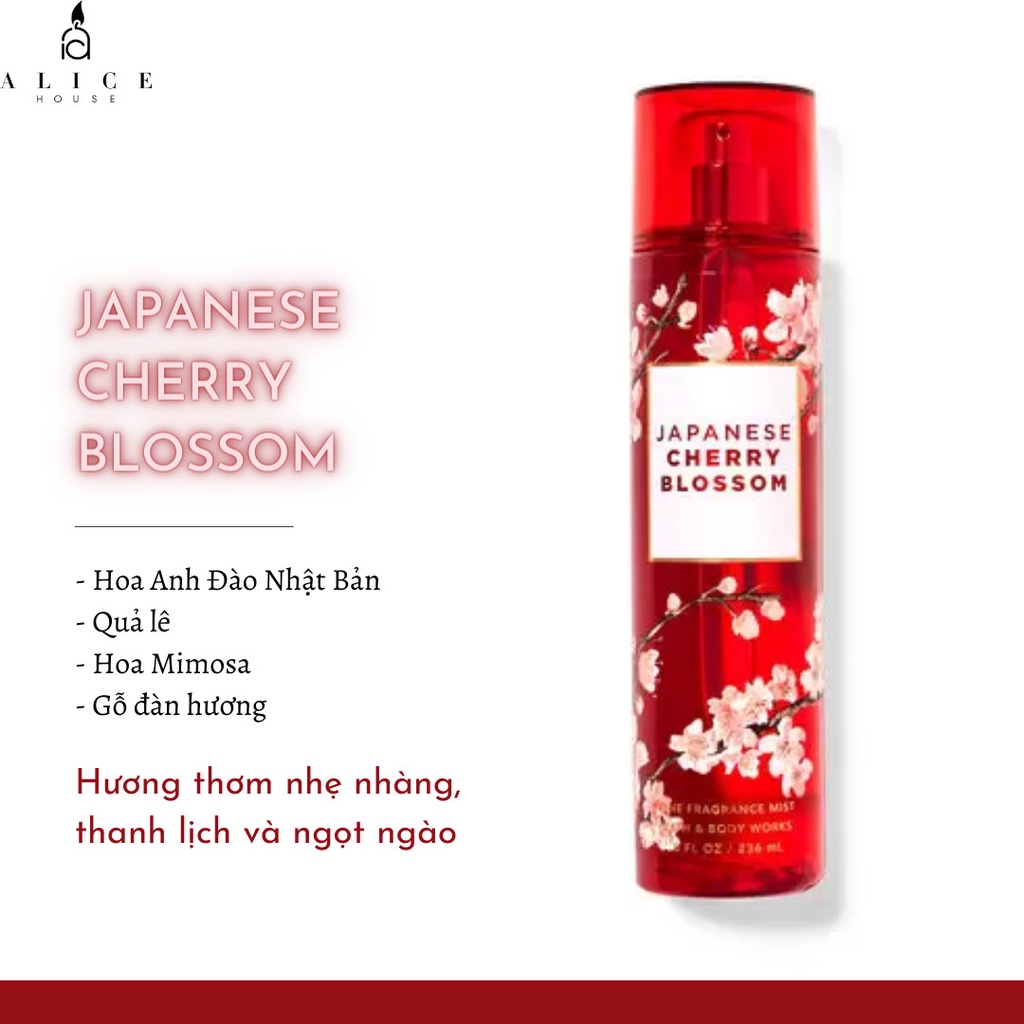 [Auth]  Xịt thơm body mist Bath&Body Works ( Nhiều mùi) 🌸 | BigBuy360 - bigbuy360.vn