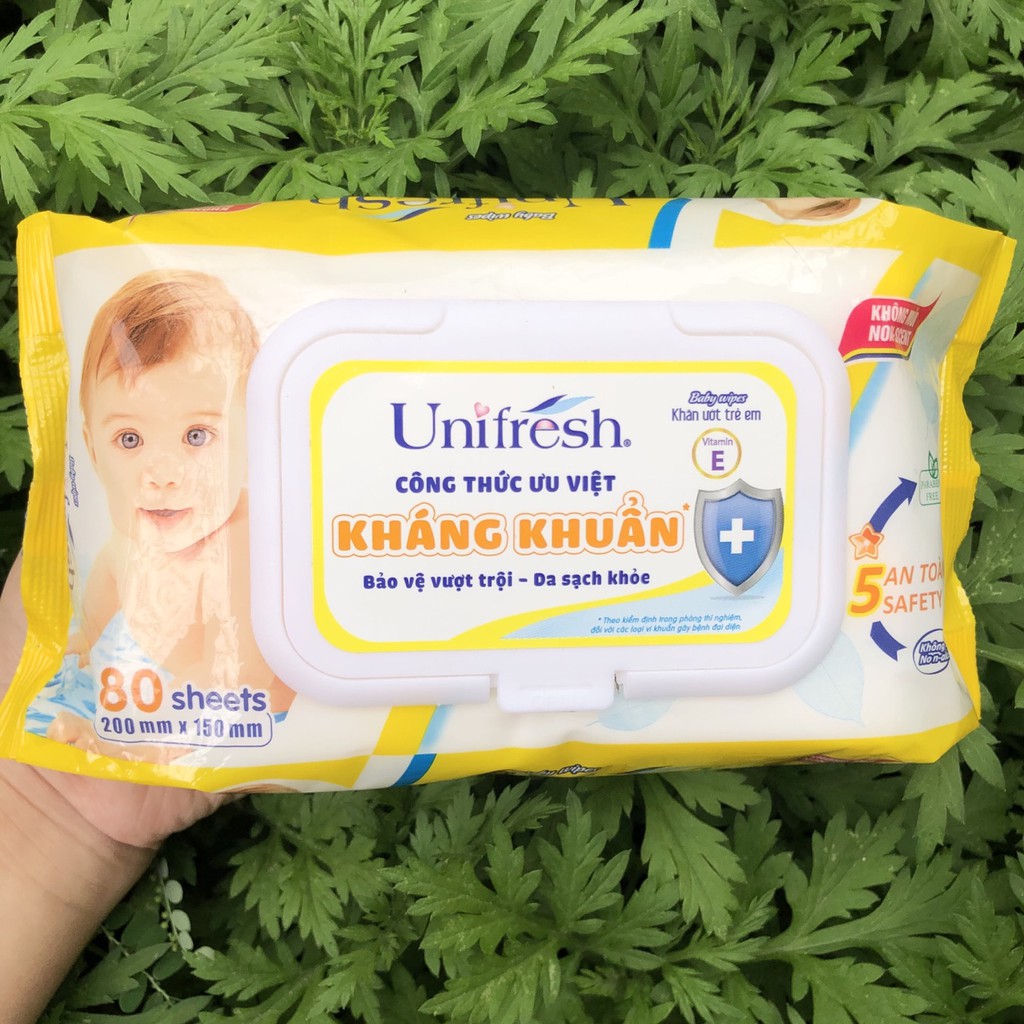 Khăn giấy ướt Unifresh 80 miếng