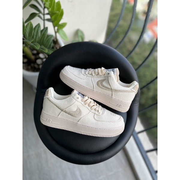 GIÀY AF1 VẢI LOW ST.USSY LAI AU [ FREESHIP + BOX ]