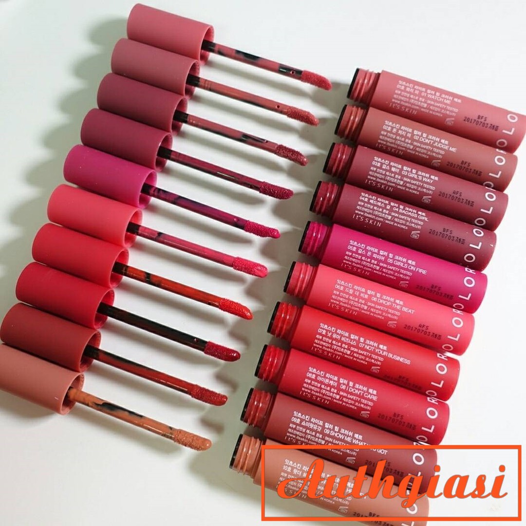 Son kem lì It's Skin Life Color Lip Crush Matte #ItsSkin [18 màu] Bán siêu chạy #15 That's No Way