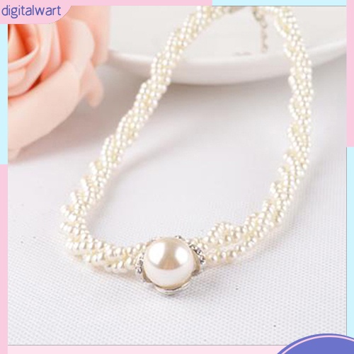 Vòng cổ chuỗi hạt ngọc trai nhân tạo sang trọng thanh lịch dành cho nữ