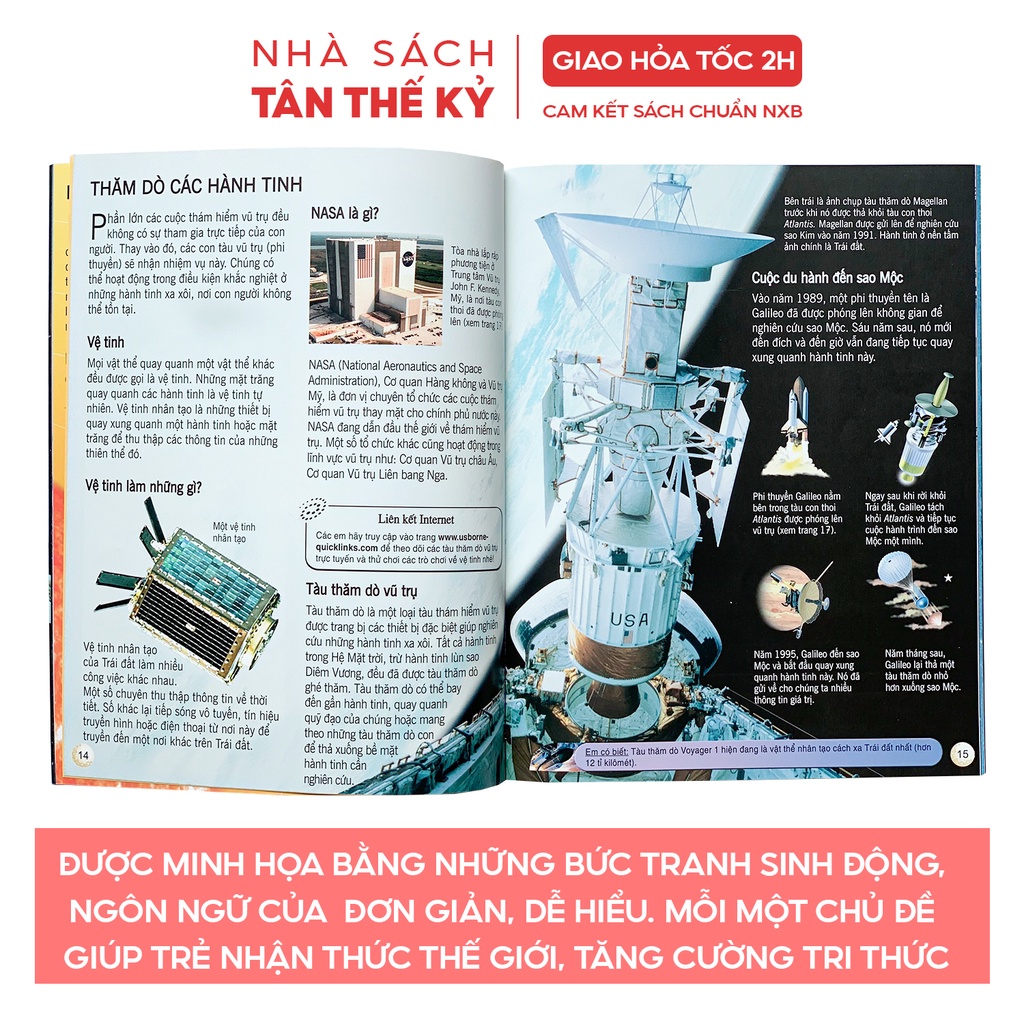 Sách Bách khoa tri thức về khám phá thế giới cho trẻ em cho bé từ 6 tuổi