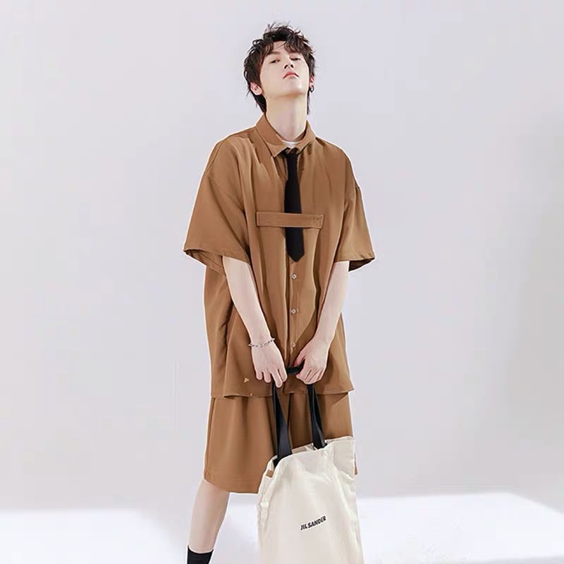 đồ bộ thể thao nam simple phong cách Hàn Quốc đồ bộ thể thao nữ from rộng bông thời trang sét bộ thể thao unisex bộ thể thao nam mùa hè