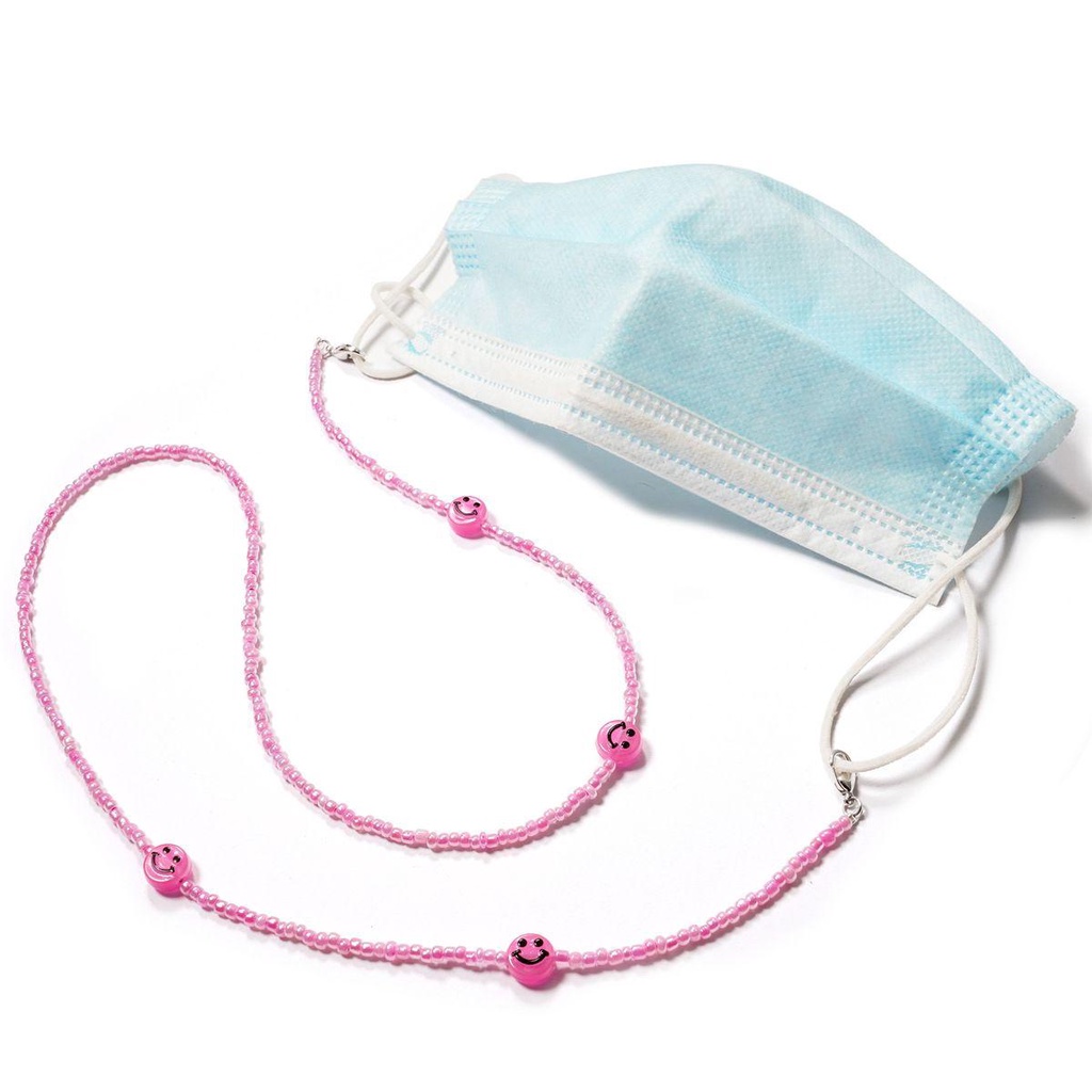 Dây Đeo Mắt Kính Chống Thất Lạc Bằng Acrylic Màu Kẹo Họa Tiết Hoạt Hình Dễ Thương Cho Nữ