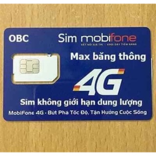 Sim Mobifone 4G không giới hạn dung lượng
