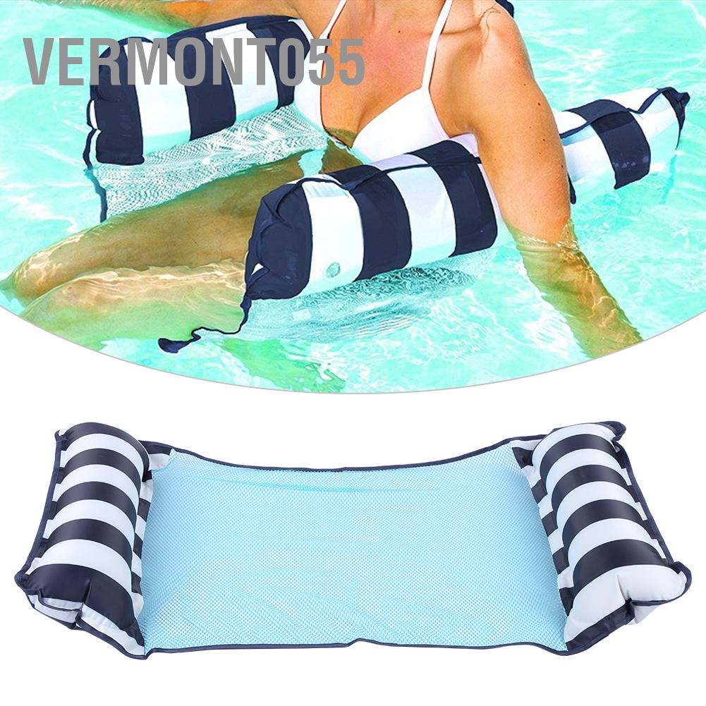 Có thể bán buôn Giường nổi kép có thể gập lại Ghế sofa giường võng với lưới cung cấp hồ bơi Hàng giao ngayVermont055