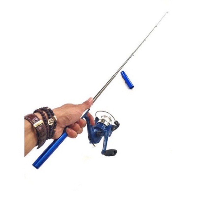Cần câu bút máy đứng hàng loại 1 dài 1m tải cá lên tới 6kg siêu đẹp siêu bền nhét cốp xe máy y hình giá rẻ giá rẻ 9kka5