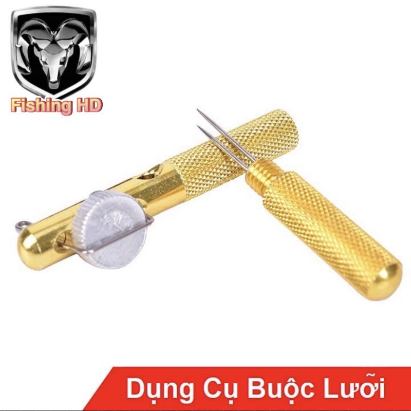 Dụng Cụ Buộc Lưỡi Câu Cá Lưỡi Câu Đài Kim Loại Màu Vàng Đồng PK30 đồ câu FISHING_HD