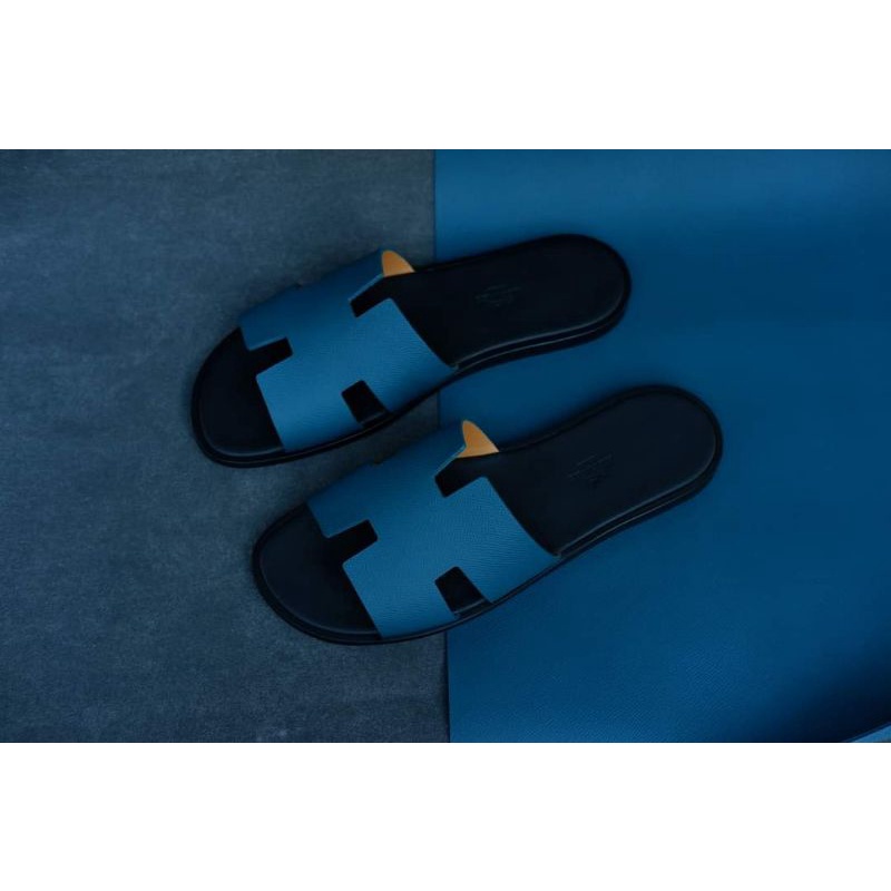 Dép HM nam da epsom pháp