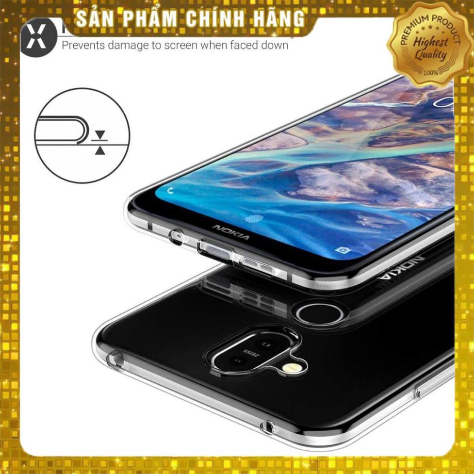 [BH 1 ĐỔI 1] Ốp lưng silicon dẻo trong suốt cho Nokia 8.1 Plus / Nokia X8 mỏng 0.6mm chính hãng Ultra Thin