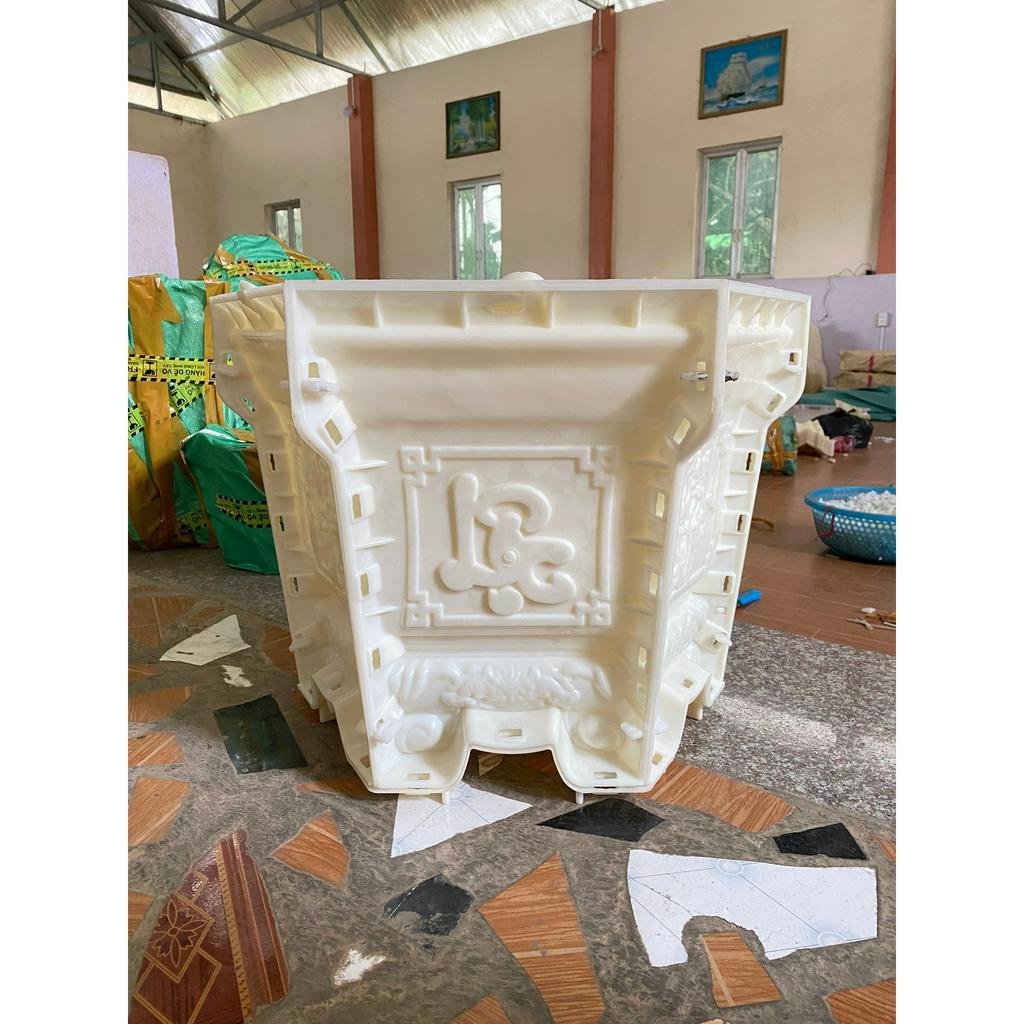 Khuôn đúc chậu cảnh Lục Giác 48 Chân Liền
