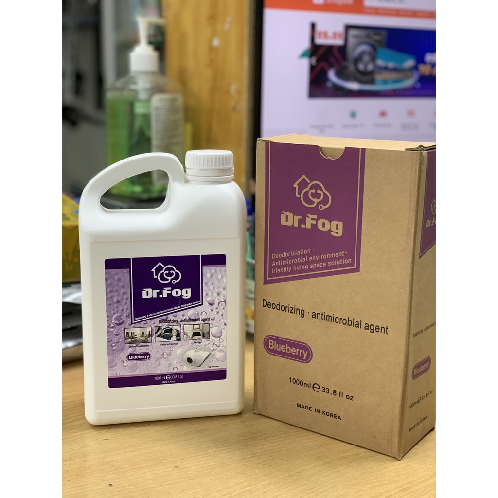 Made in Korea - Dung dịch khử mùi nano Dr.Fog cho xe ô tô, nhà cửa, văn phòng...