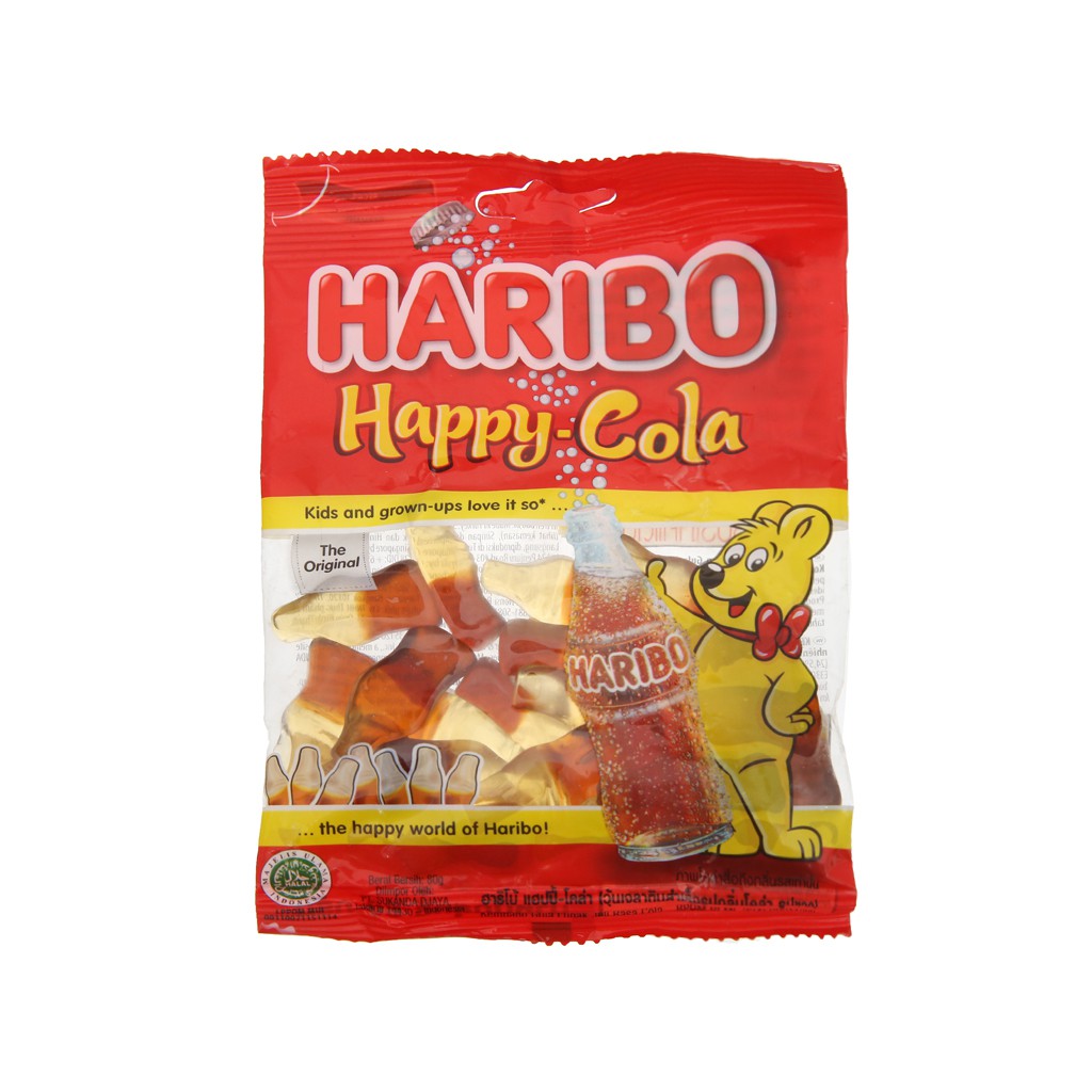 Kẹo Dẻo Happy Coca Haribo 80g