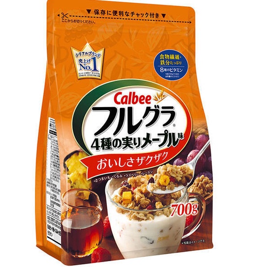 Ngũ Cốc Trái Cây Calbee Nhìều Vị 600G - 700G - 750G